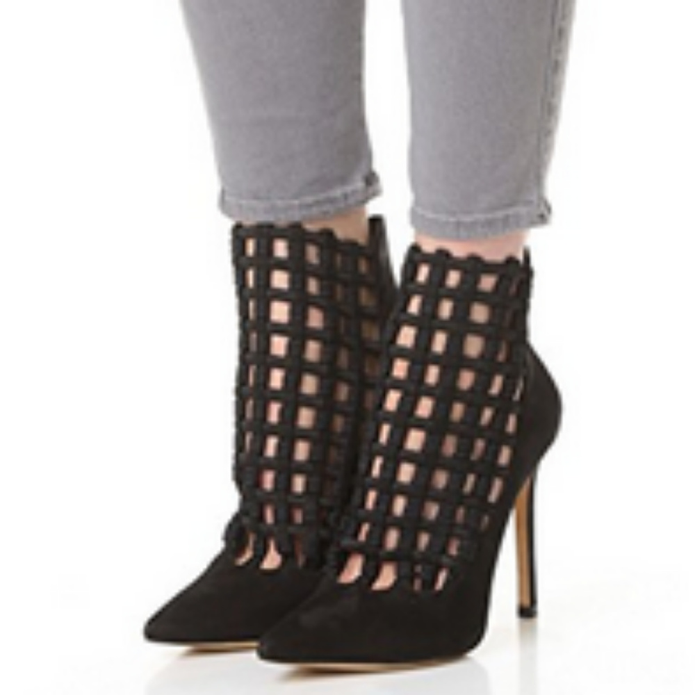 Schutz Zema Pointy Toe Caged Pump Heels 7 - Picture 8 of 8